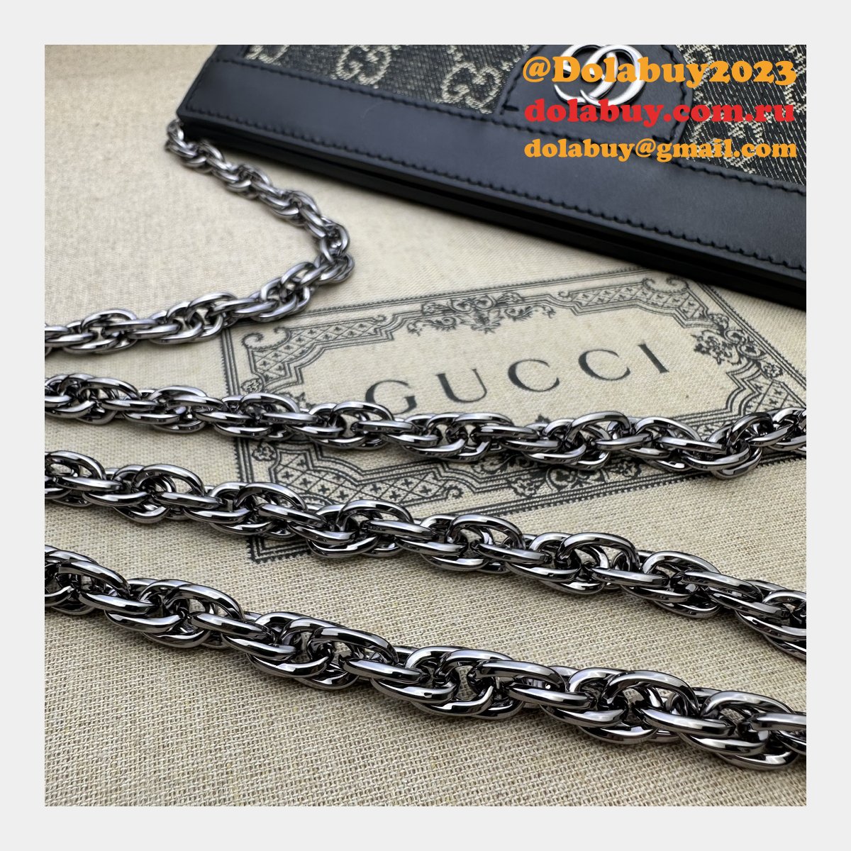 Designer Ophidia GG 1:1 Mirror Shoulder 503877 Black Copy Bag