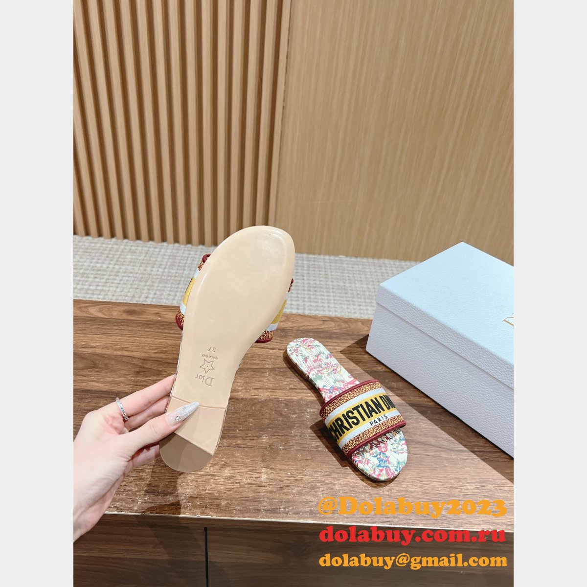 Top Quality Cheap Knockoff DIOR DWAY SLIDE