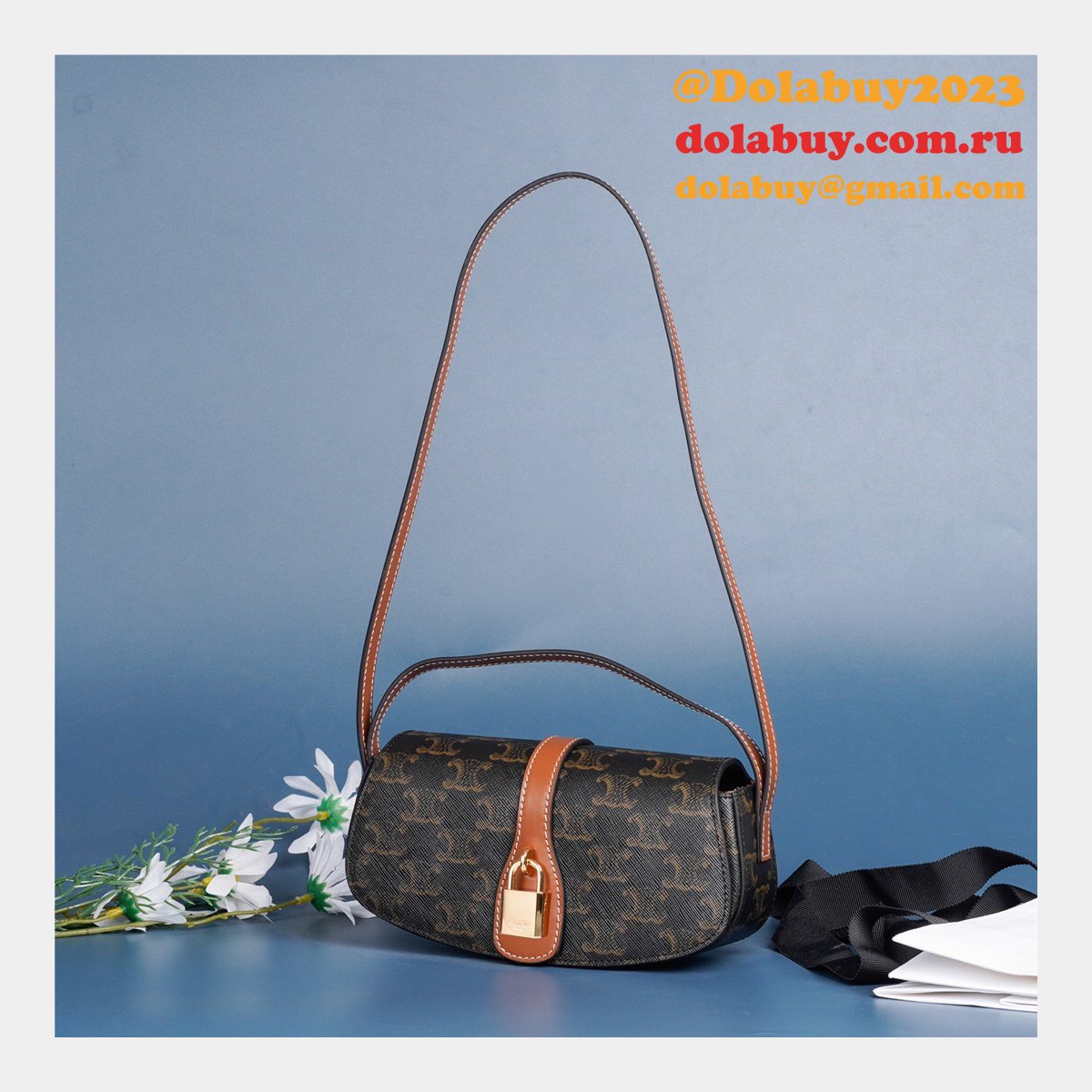 High Quality Céline Mirror Tabou Clutch 10I592 Bag replica handbags