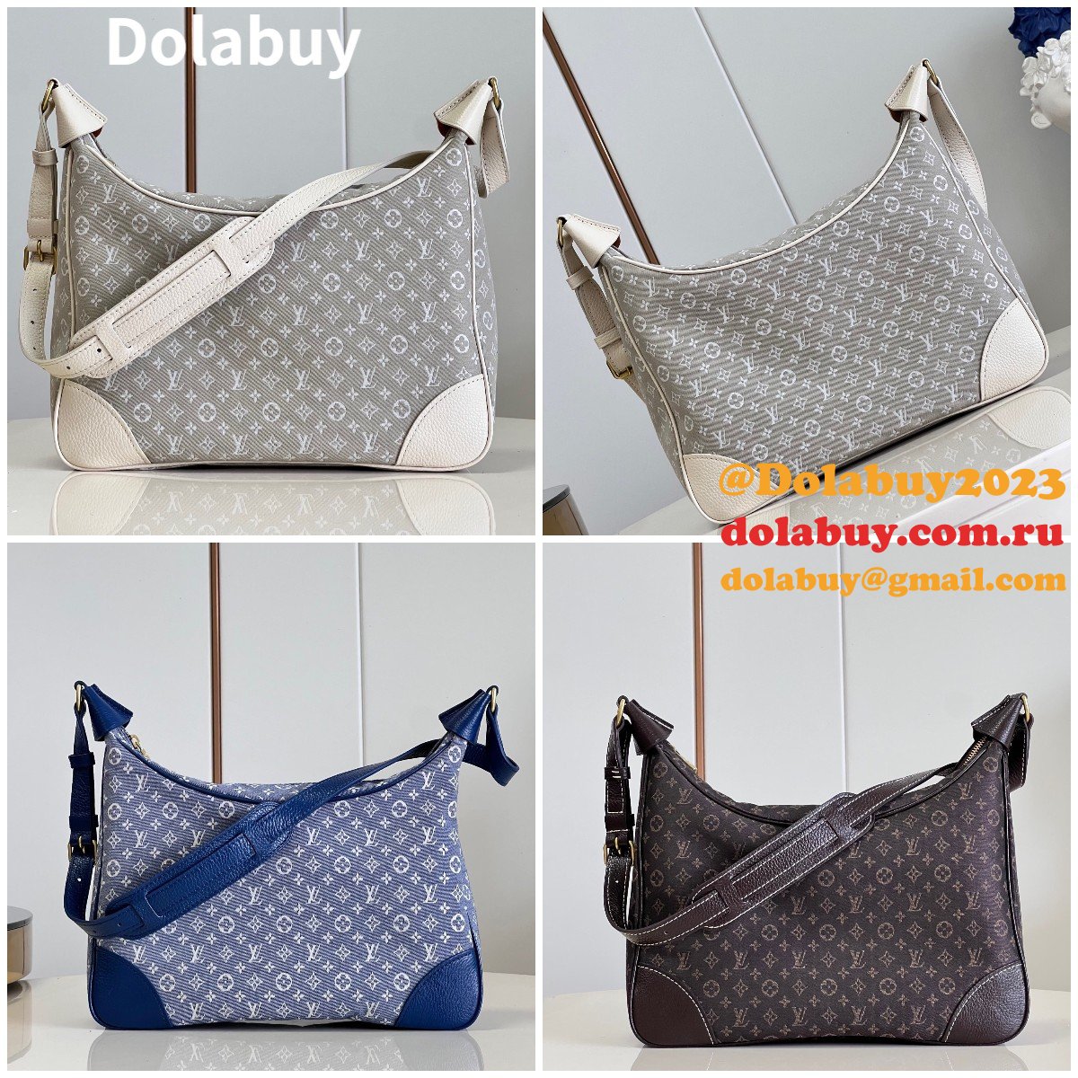 Louis Vuitton Replica Monogram M95225 Boulogne Shoulder Bag