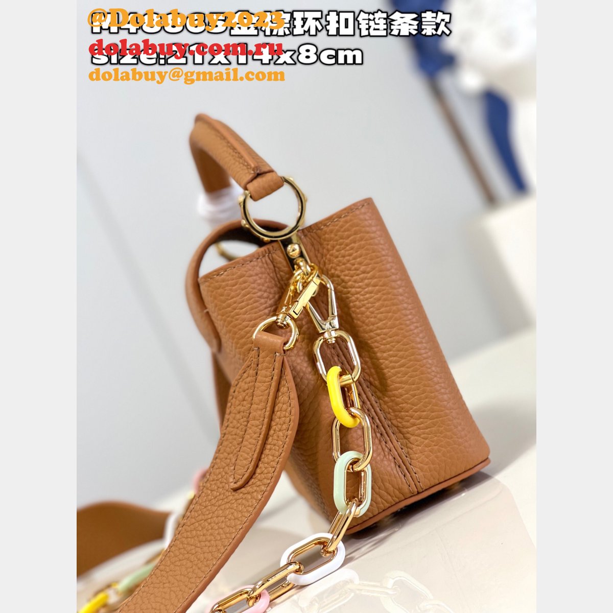 Capucines Louis Vuitton High Quality Fake M48865 Handbag