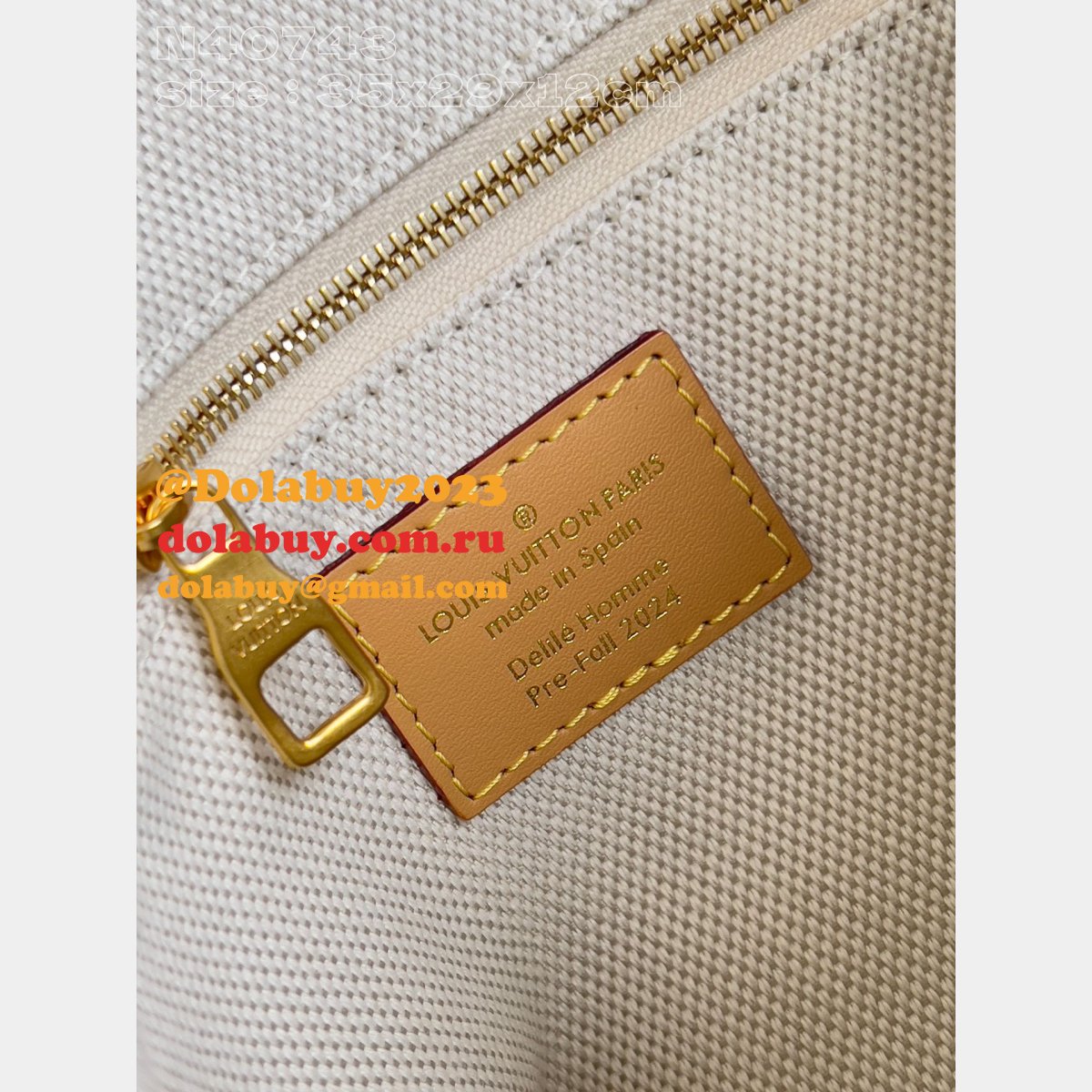 Louis Vuitton Fake Montsouris Messenger MM Damier N40743 Men Blue Bag