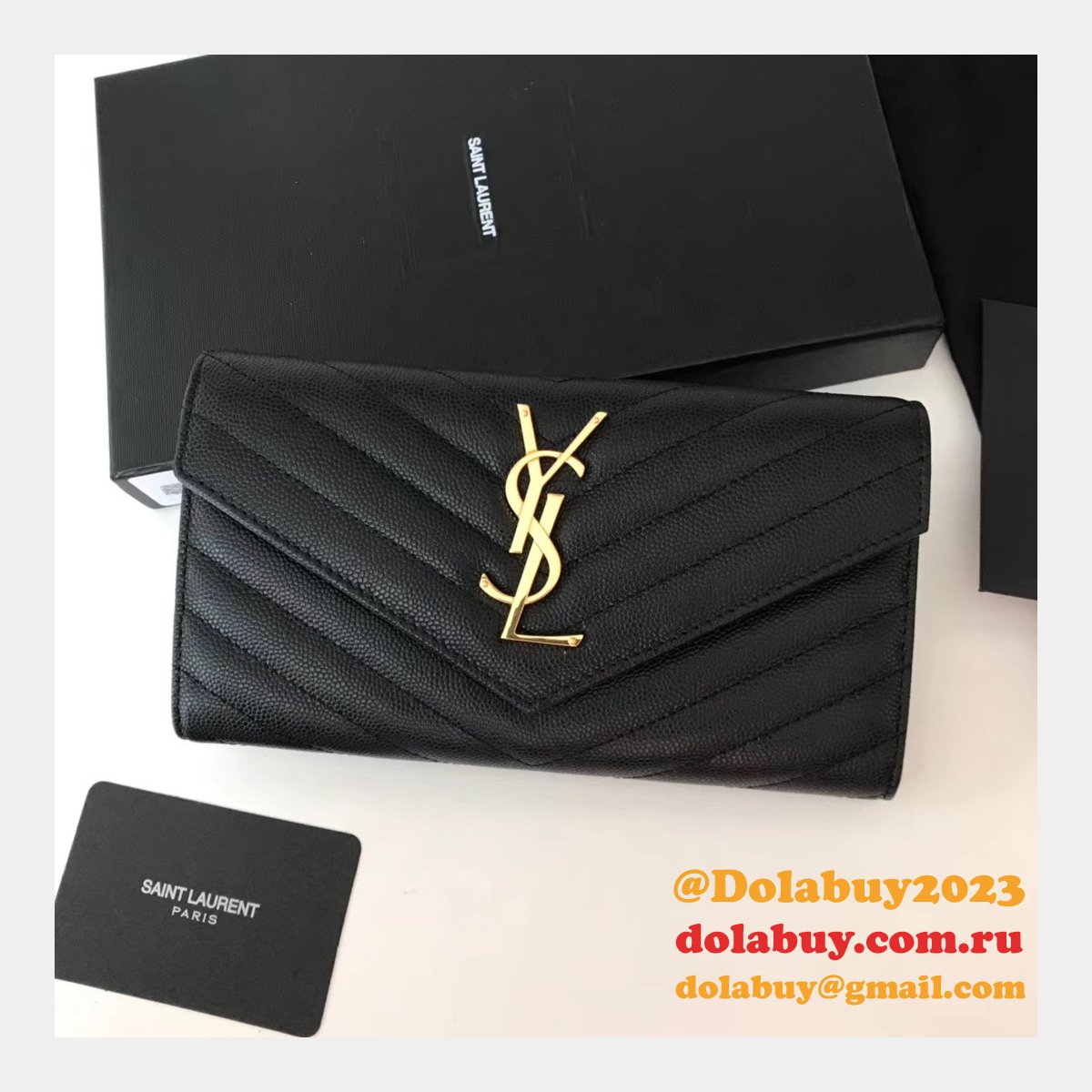 Saint Laurent YSL 403943 Monogram Compact Clutches