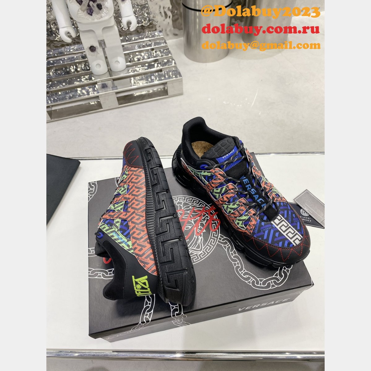 The Newest Replica Versace Daddy Wholesale High Quality Shoes