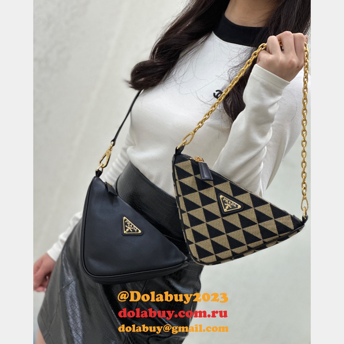 Replica Prada Triangle 1:1 Mirror Mario 1BC176 Bags