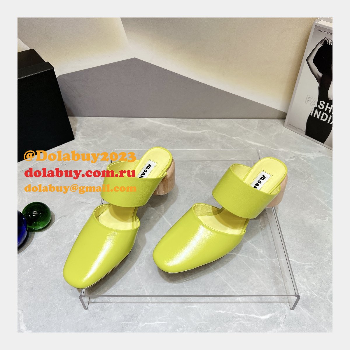 Jil Sander Wholesale Stretch Crinkle Vintage Replica Shoes