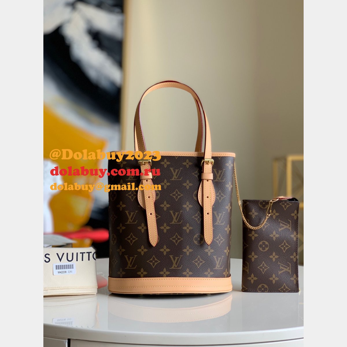 Louis Vuitton Replica Petit Bucket M42238 Monogram Canvas
