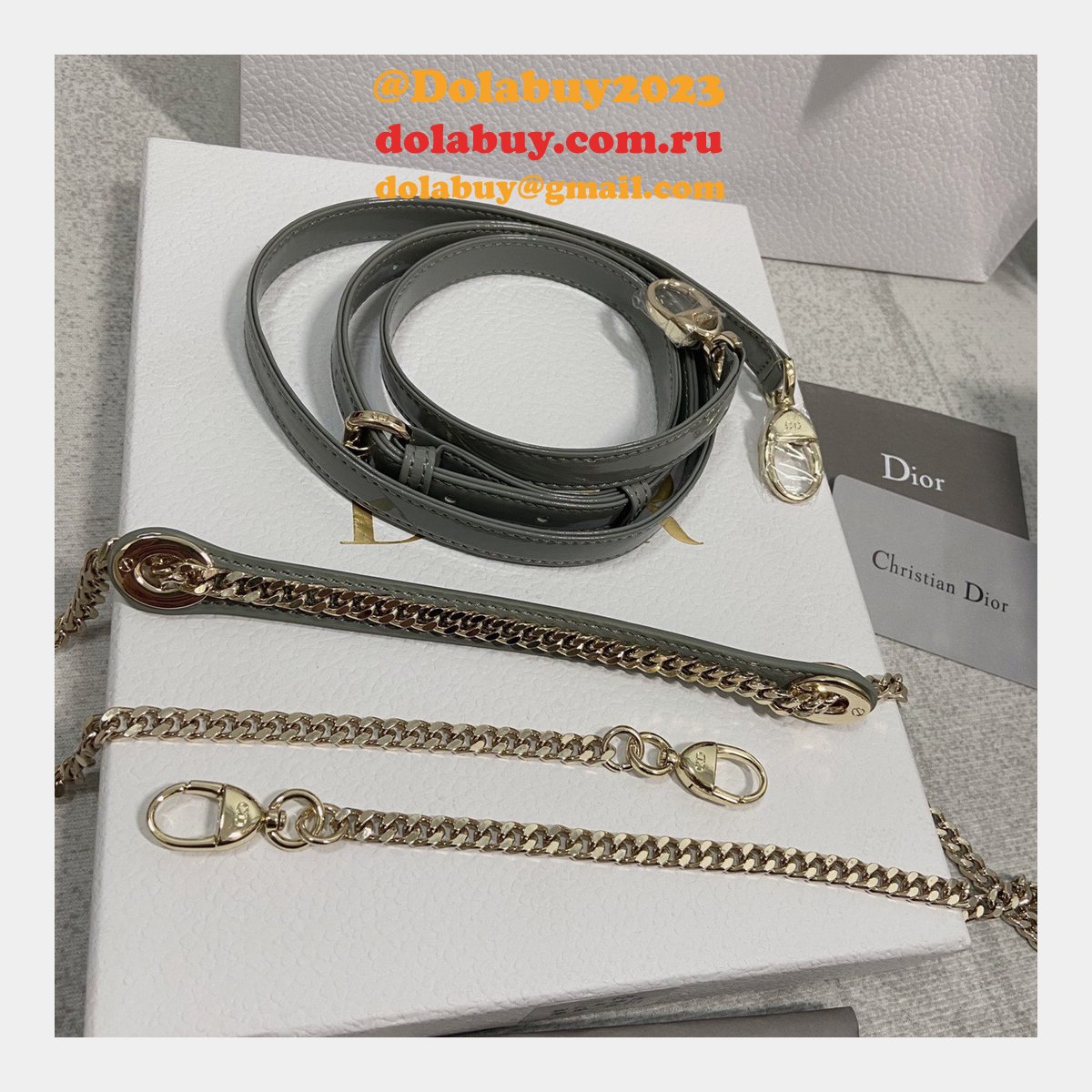 High Quality Christian Dior Lady patent leather 17CM Bag mini