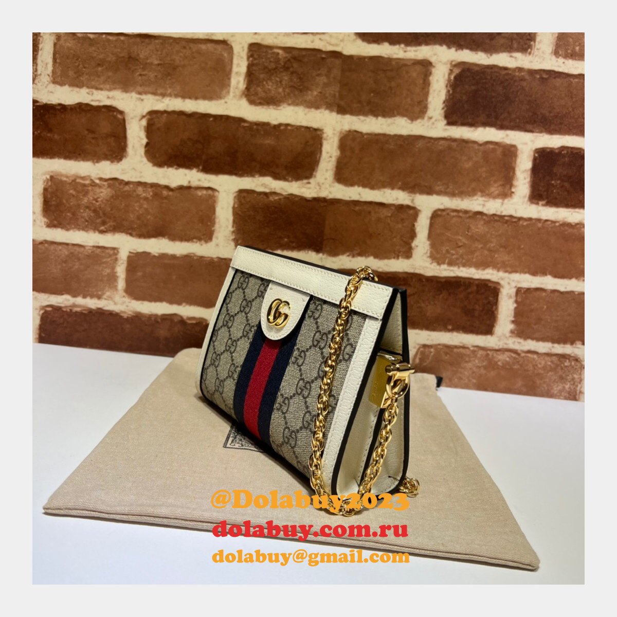 replica G*u*i inspired ophidia shoulder 602676 bag gg supreme