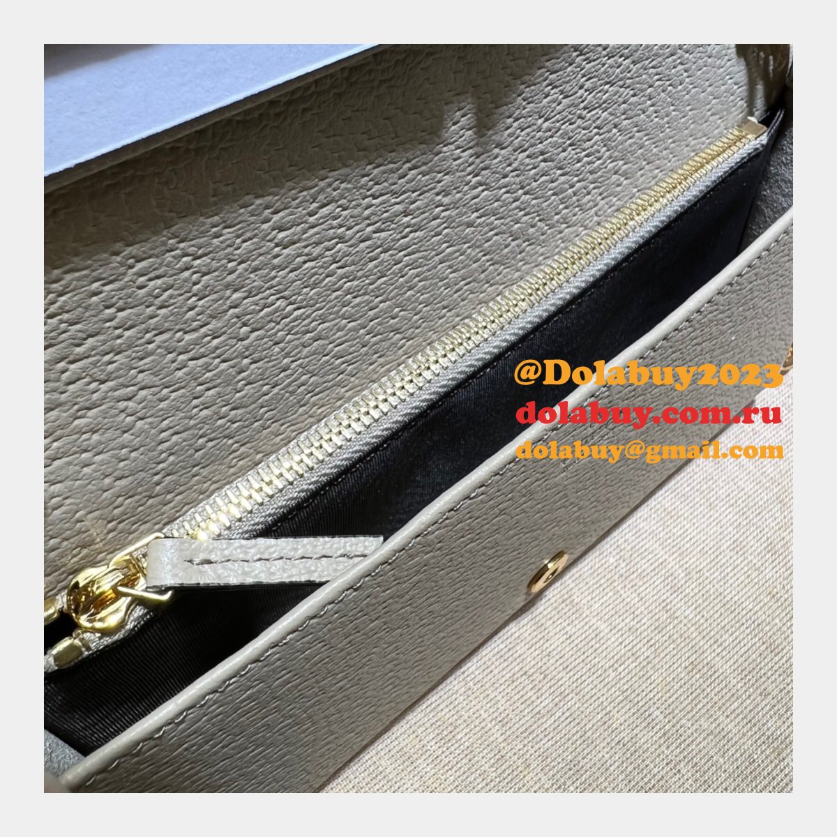 G*u*i replica 621892 horsebit 1955 wallet with chain top quality gg supreme