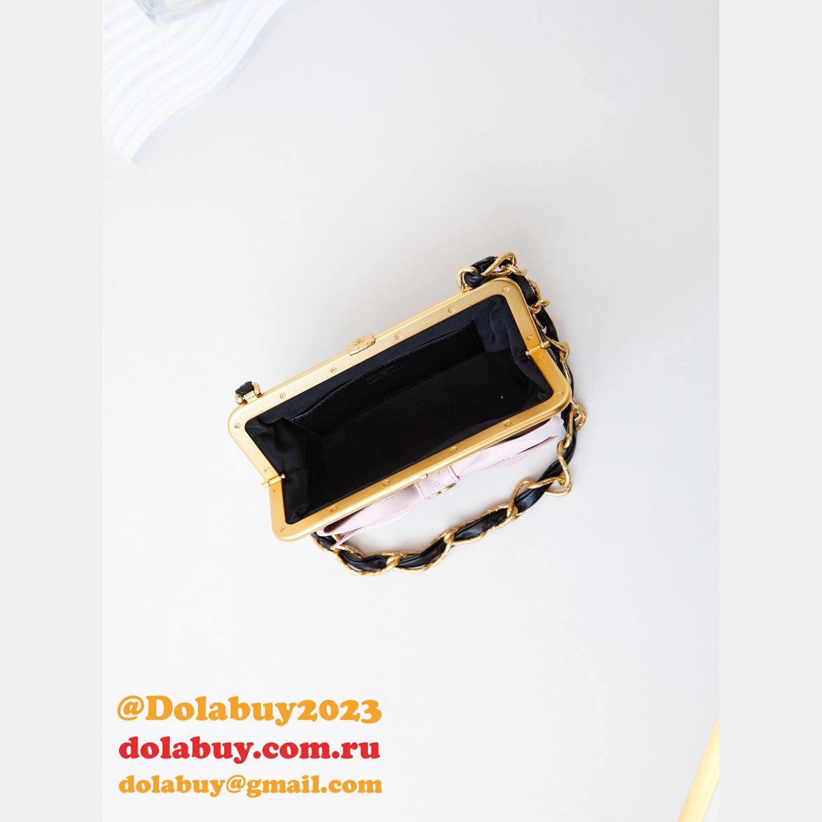 Luxury Designer AP4027 Replica Bow Frog Bag