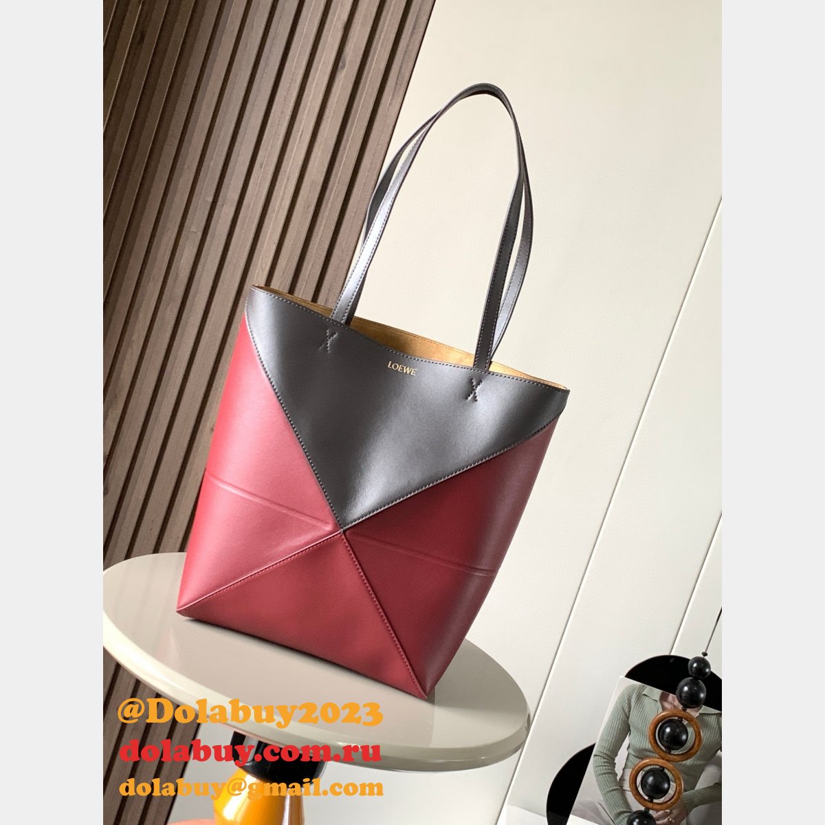 High Quality loewe puzzle Fold Medium tote bag 31CM