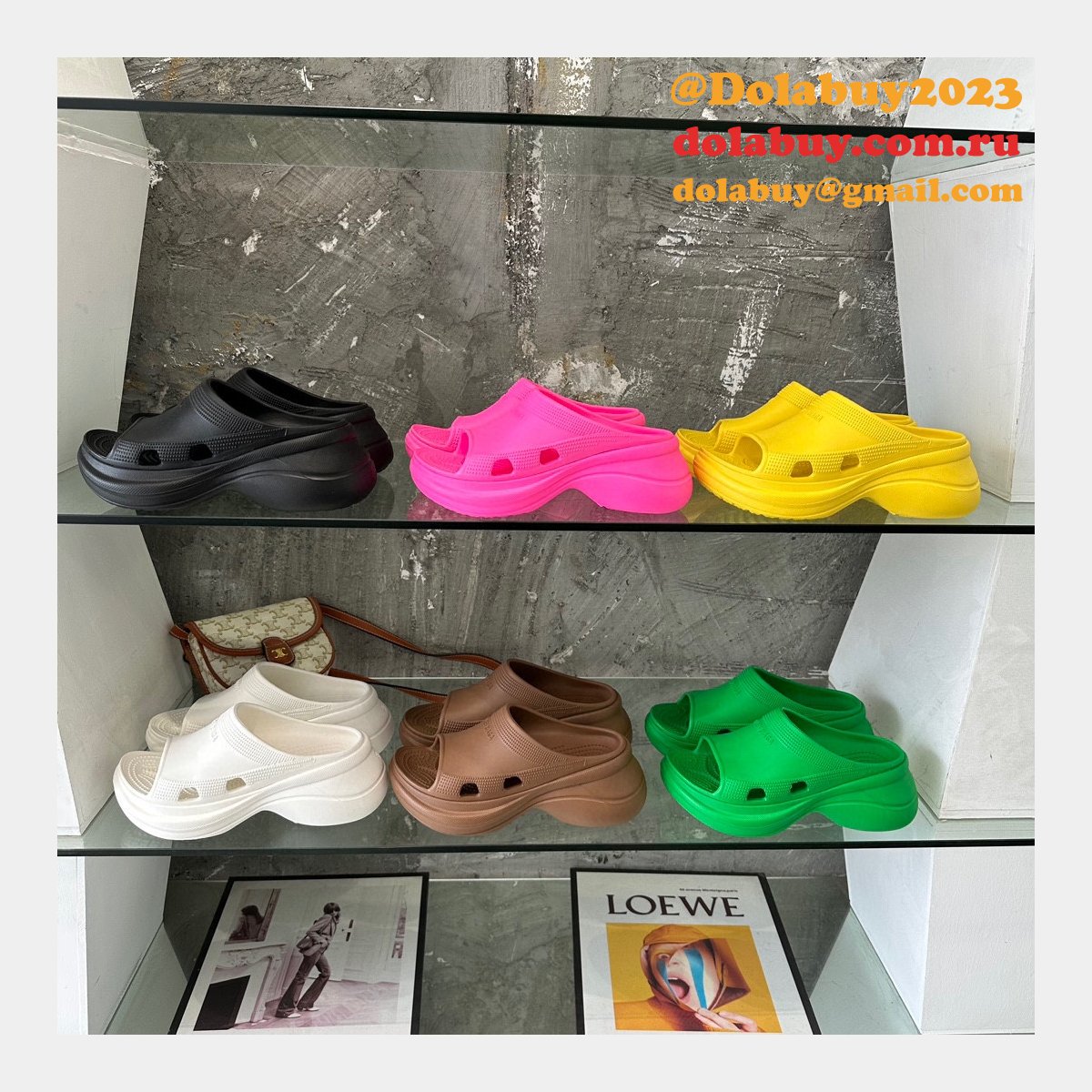 UA quality Balenciaga Slippers Perfect shoes