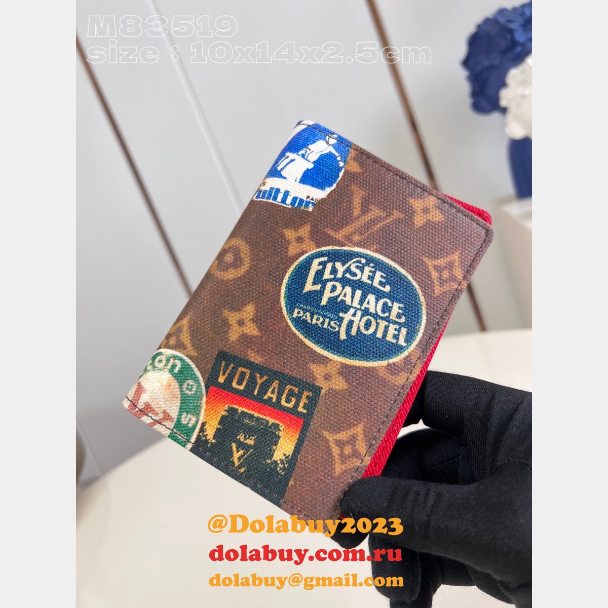 Toilet Cosmetic zippy Wallet Passport Cover Lisa Wall Pouch LV Bag