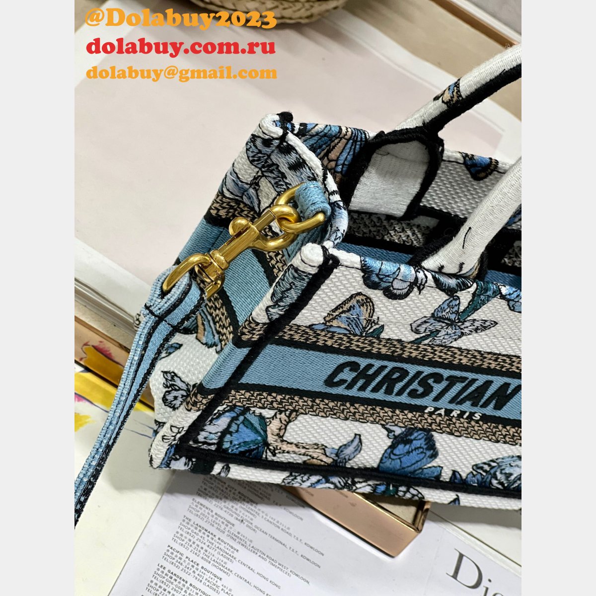 Designer Replica Dior Book Tote 1286/9024 Wholesale Paris Oblique Bag