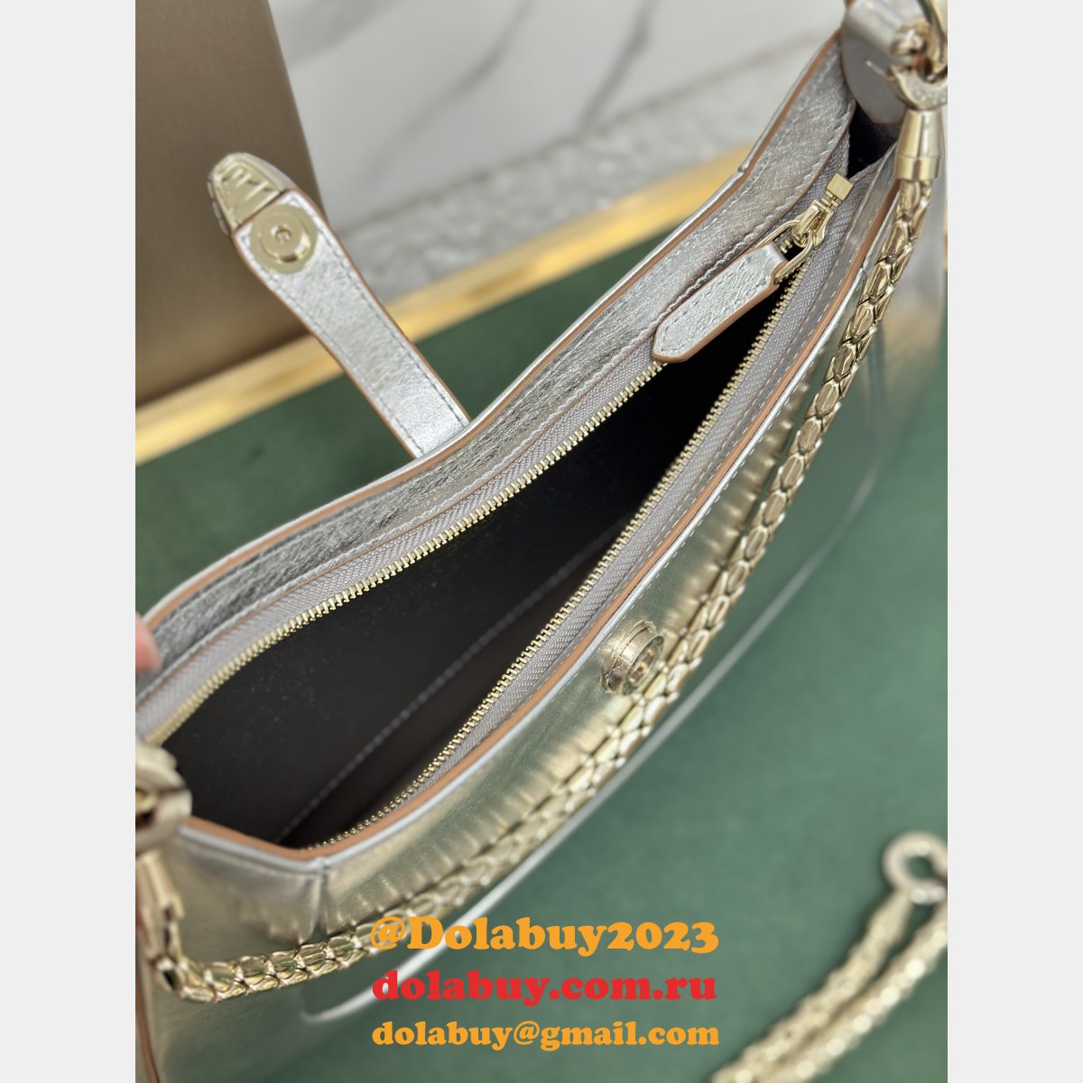 7 Star BVLGARI SERPENTI BAIA 293208 HOBO BAG