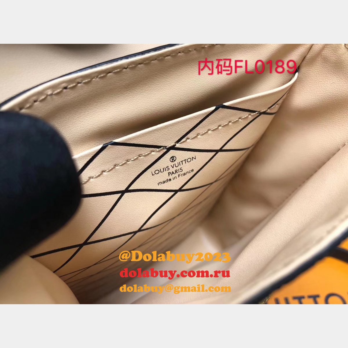 Louis Vuitton AAA+ Vertical Trunk Pochette Monogram M63913 Brown