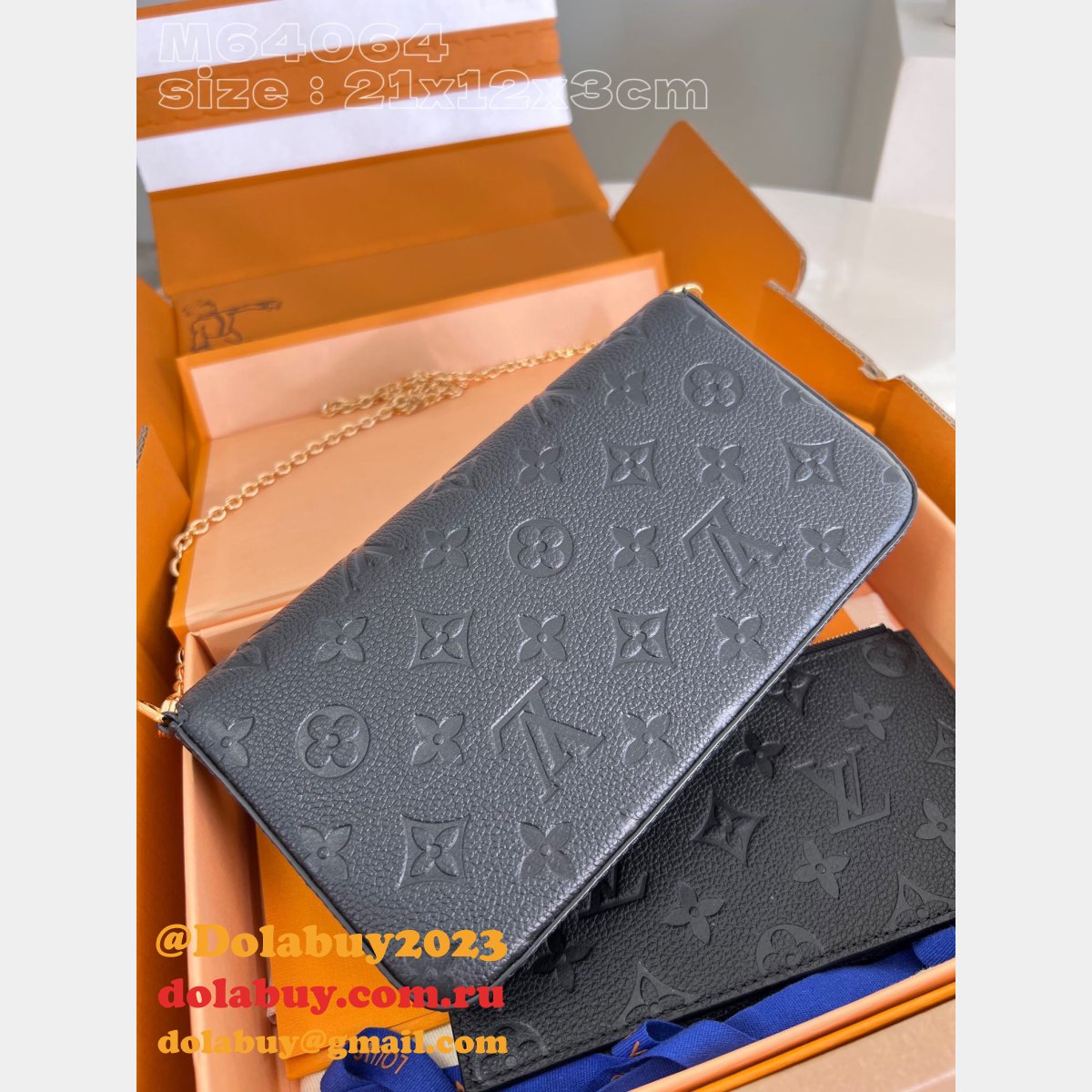 AAA+ Louis Vuitton Pochette Félicie Fashion Purse M82477