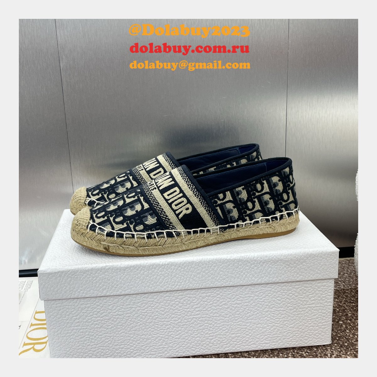 Wholesale Fashion Dior Granville Espadrille