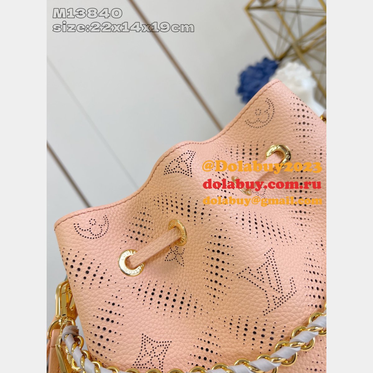 Luxury M13840 Louis Vuitton Bella Mahina Women Handbags