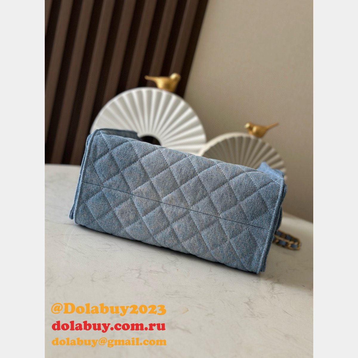 7 Star Best Replica Bags AS5293 Hobo Denim Bag