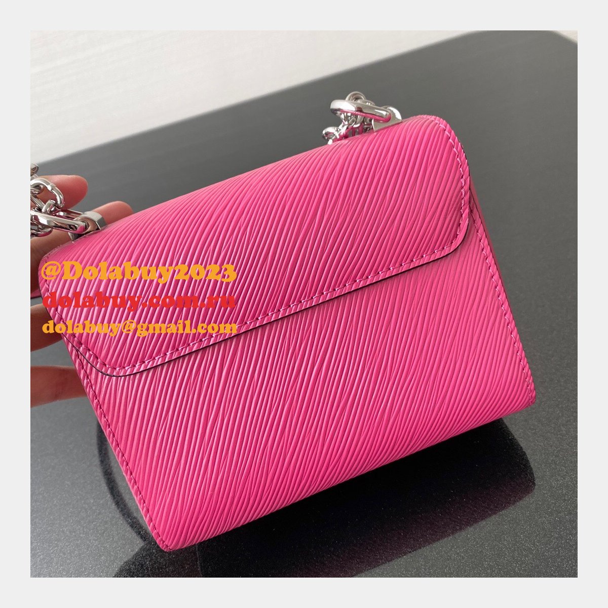 Replica Louis Vuitton Twist MM Epi Leather 16cm 4 Colours