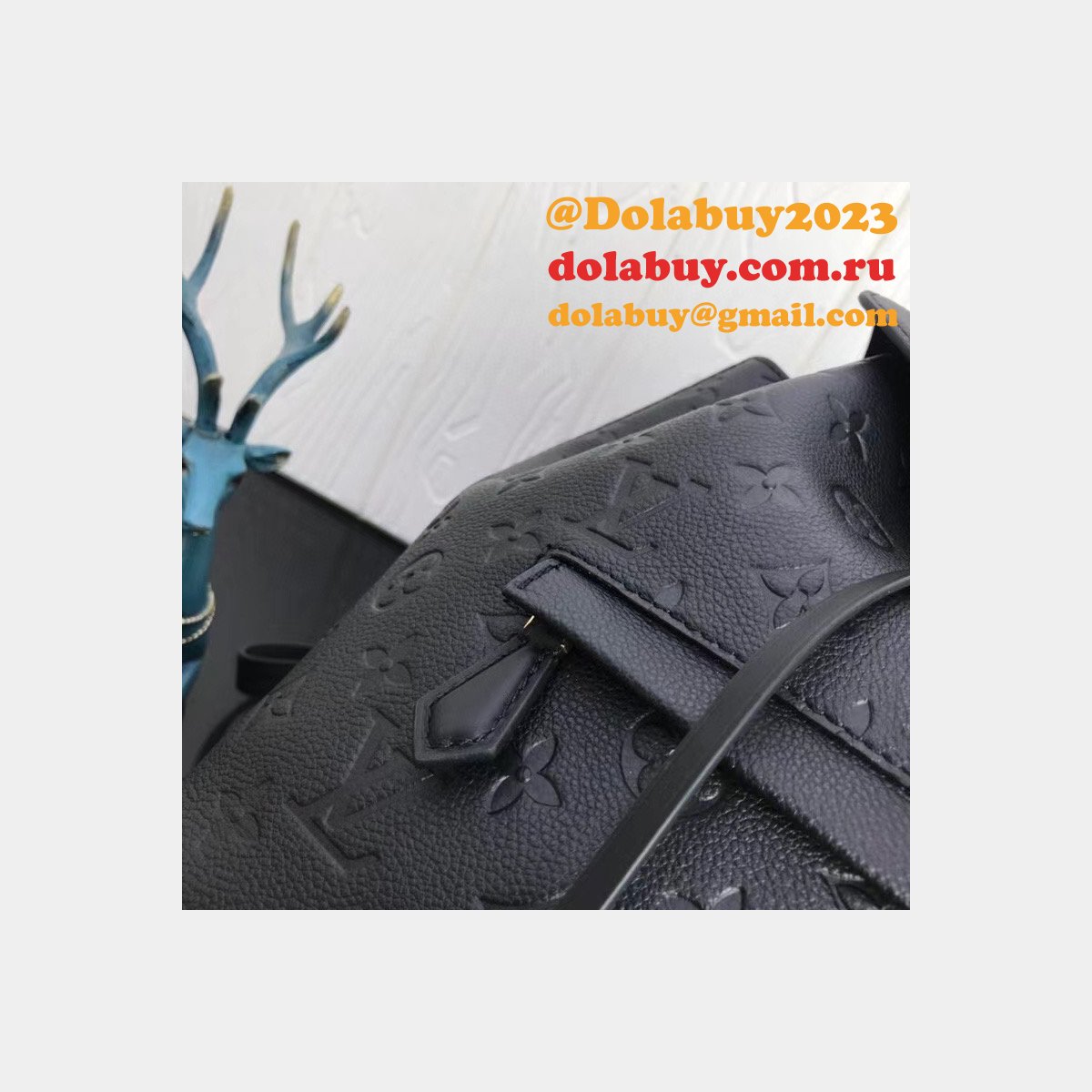 Replica LV Montsouris Backpack Monogram Empreinte Leather