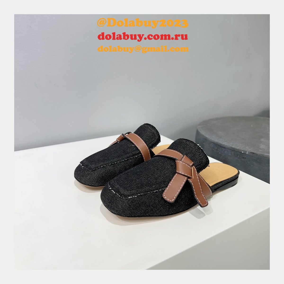 Loewe Replica Gate Mule Slippers High Quality Shoes