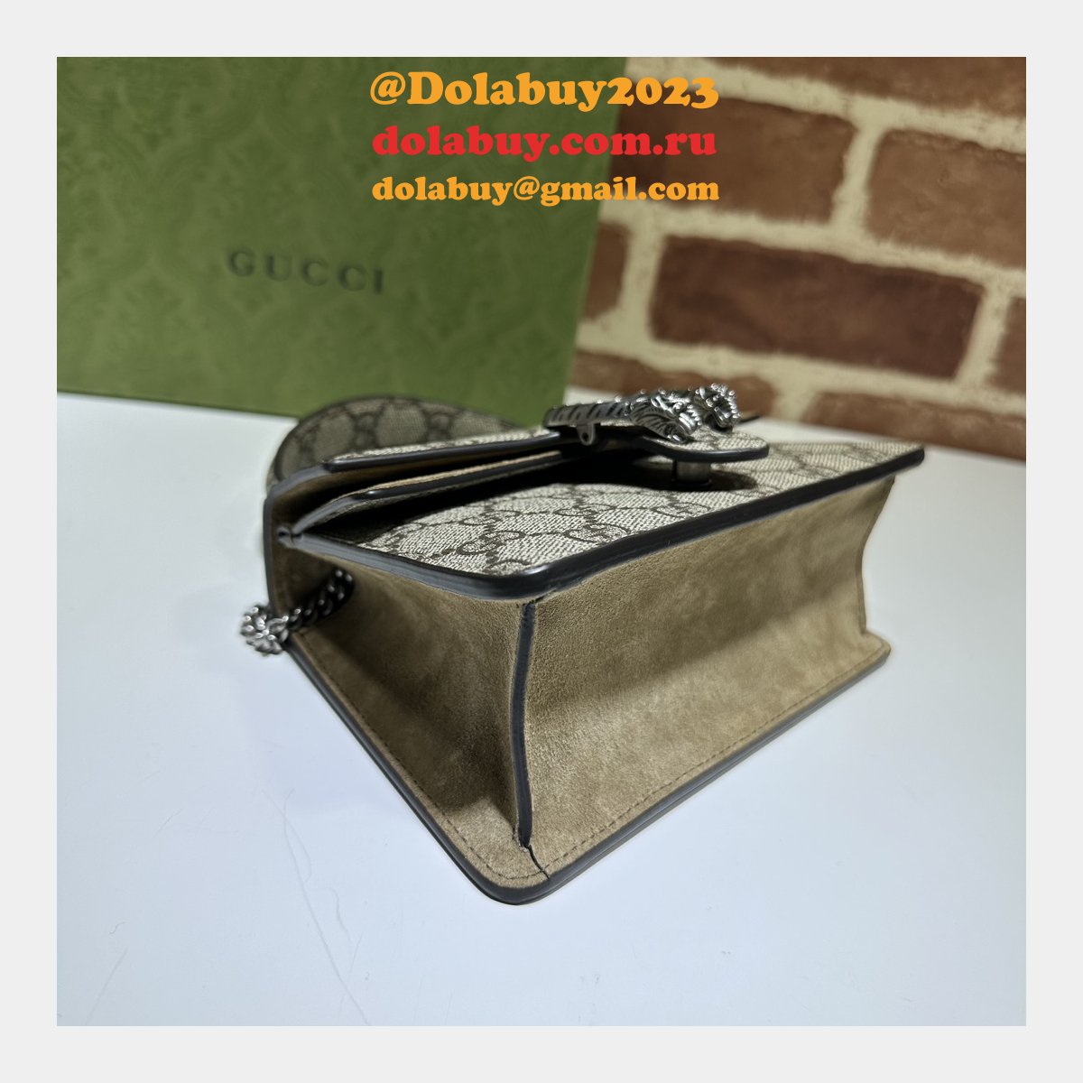 dionysus top handle G*u*i 1:1 mirror 752029 replicas bag