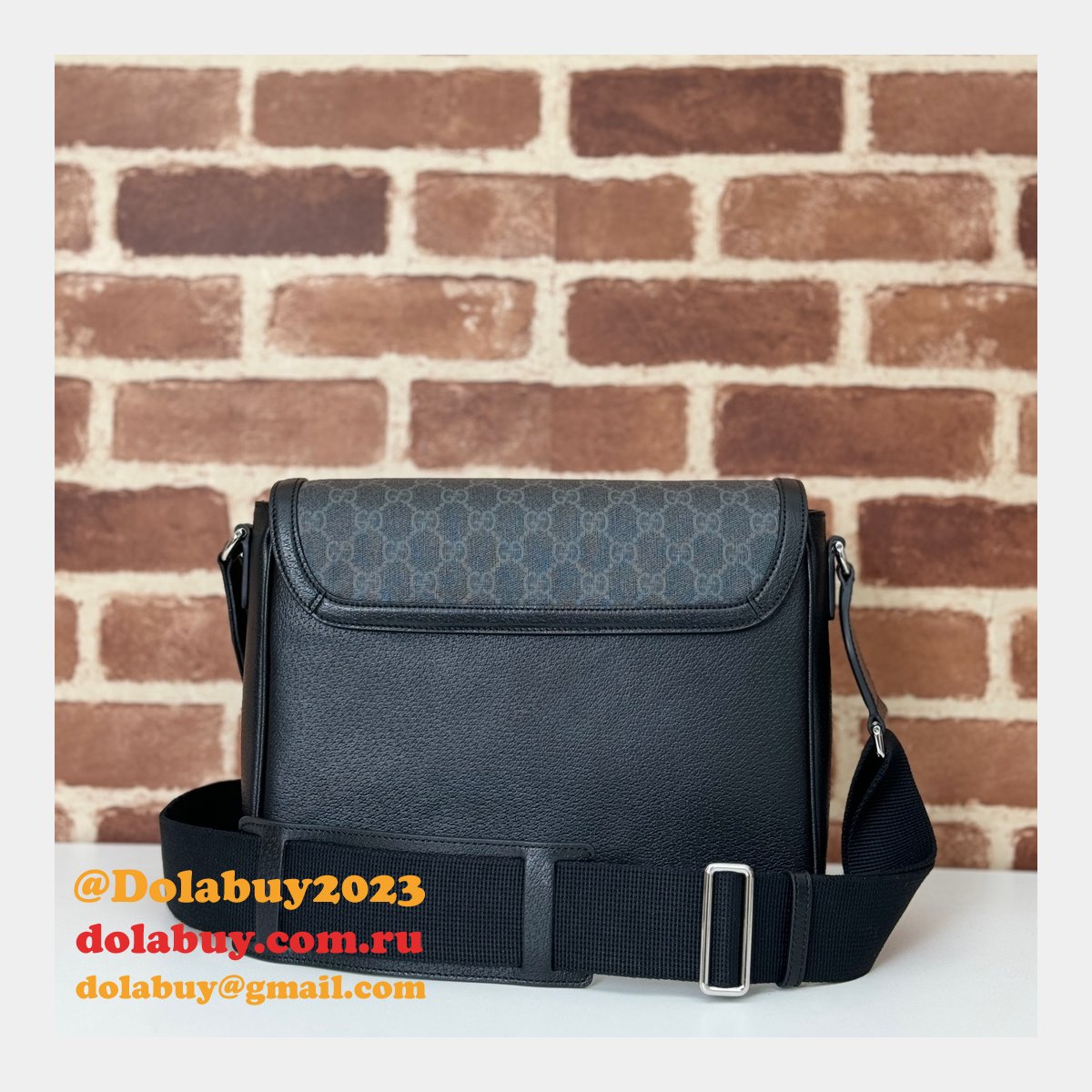 Best Gucci Black Medium GG Crossbody 795459 7 Star Inspired Bag