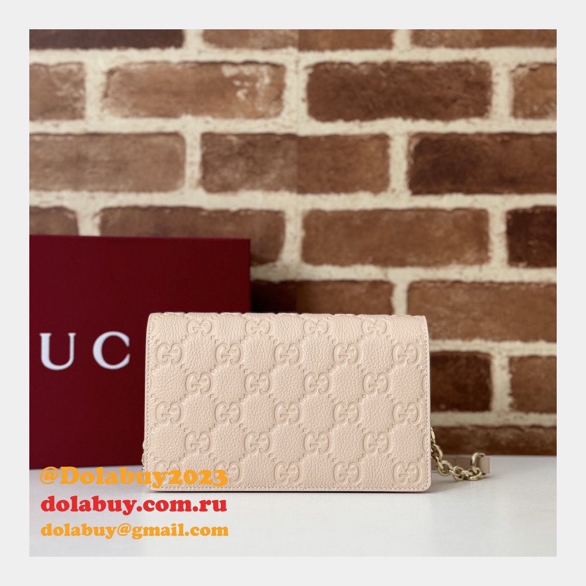 1:1 mirror G*u*i gg emblem super 818705 shoulder inspired bag