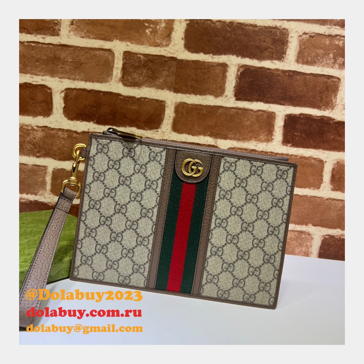 replica G*u*i ophidia gg pouch 672989 collection