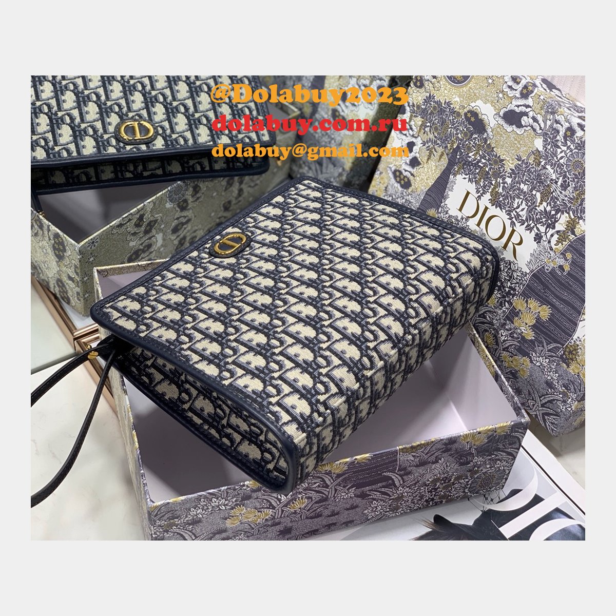 High Quality Happy Copy Dior Clutch Replica Bags