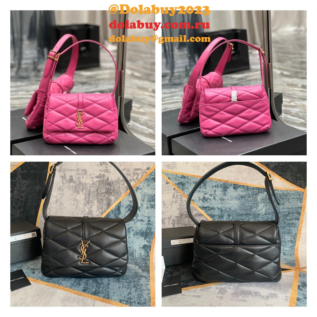 Best Luxury Replica Saint Laurent(YSL) 698567 Hobo Bags
