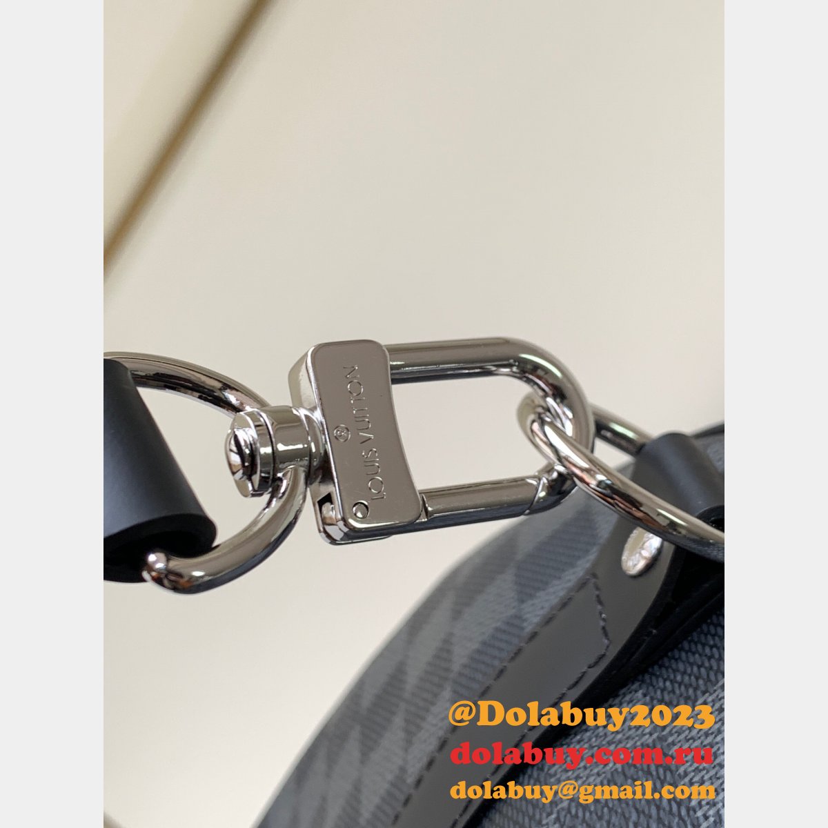 LV Keepall Replica Keepall Bandouliere N41418/N41416/N41413 Damier Graphite Canvas