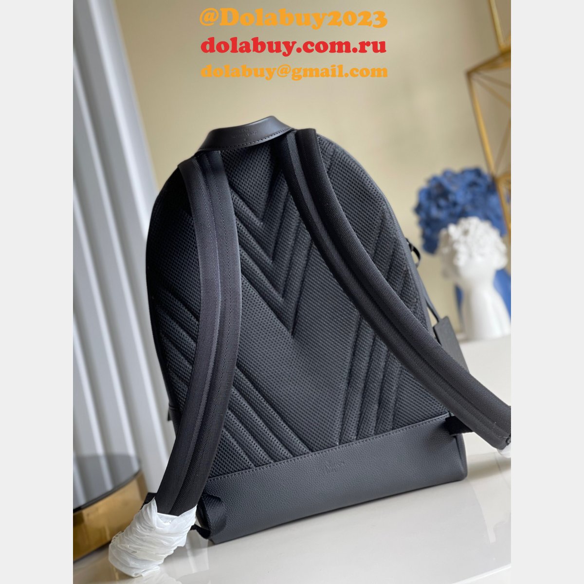 Replcia China Louis Vuitton Backpack H26 M57079 Black Bags