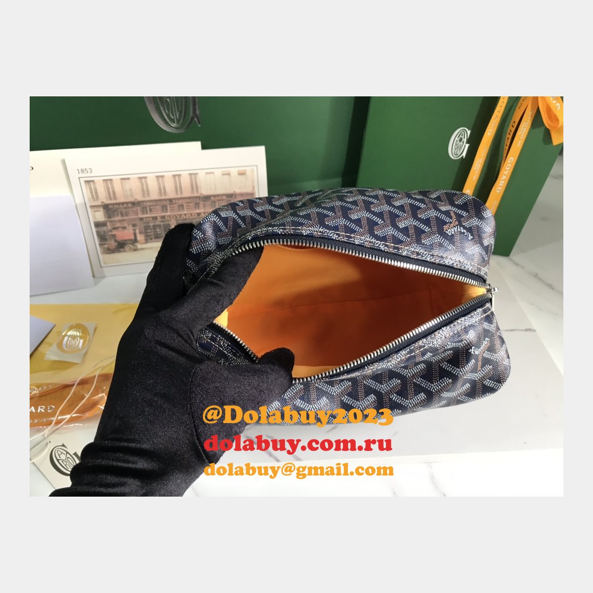 Goyard Top Luggage Boeing NBA Love 020215 Replica Bag