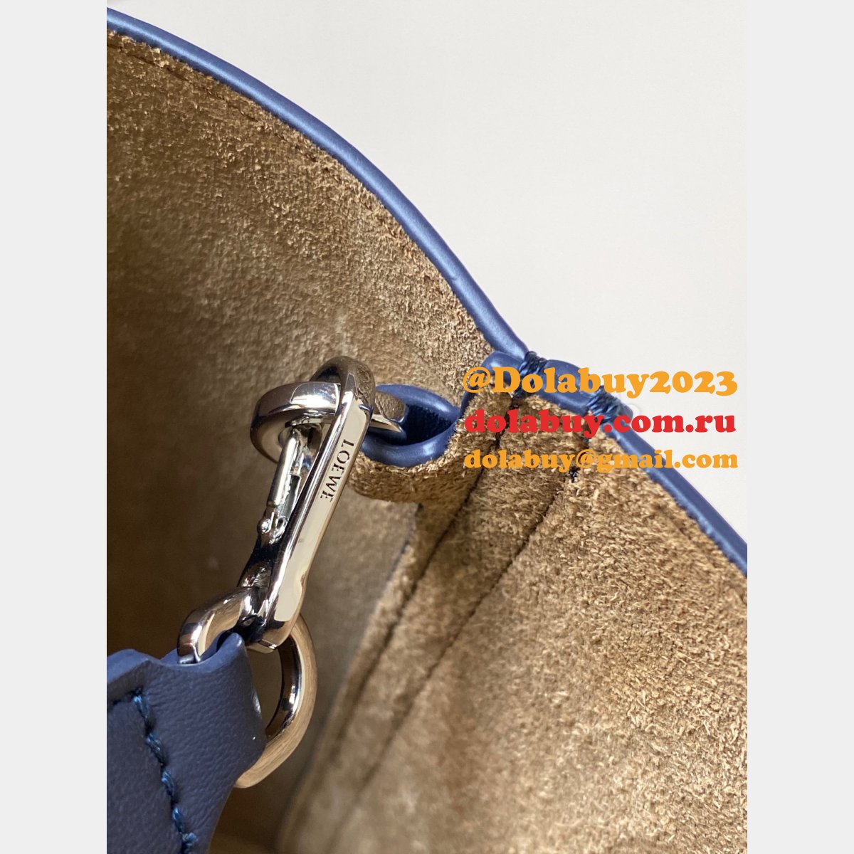 Wholesale Loewe Mini Grained Pebble Bucket Bag #9047
