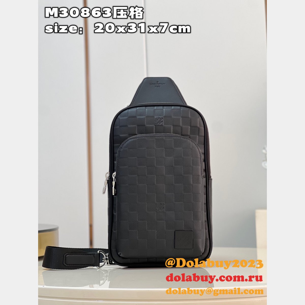 Find Louis Vuitton Replicas Avenue Slingbag Taiga M30863 Bags