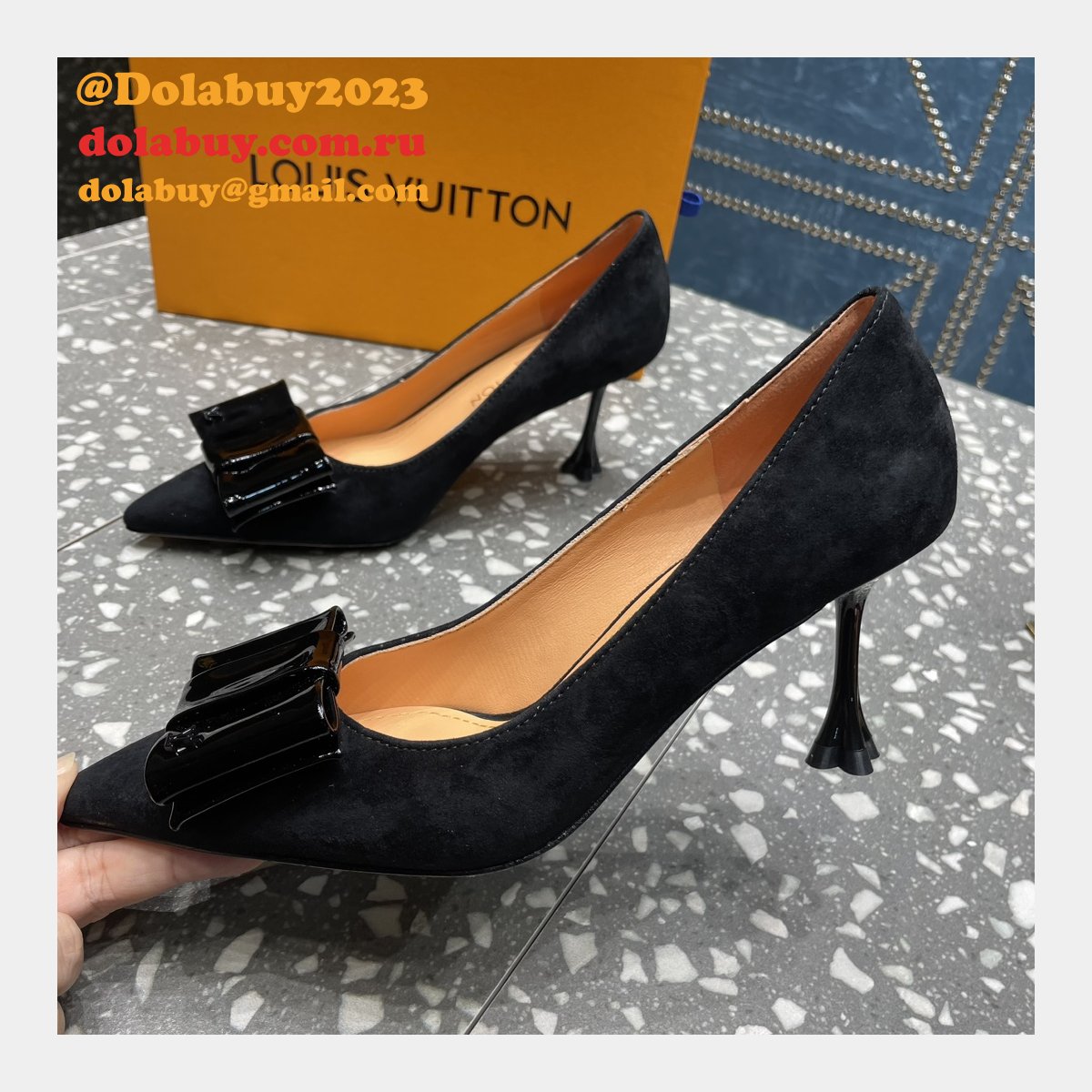 Fake LOUIS VUITTON Blossom Pump Fashion shoes