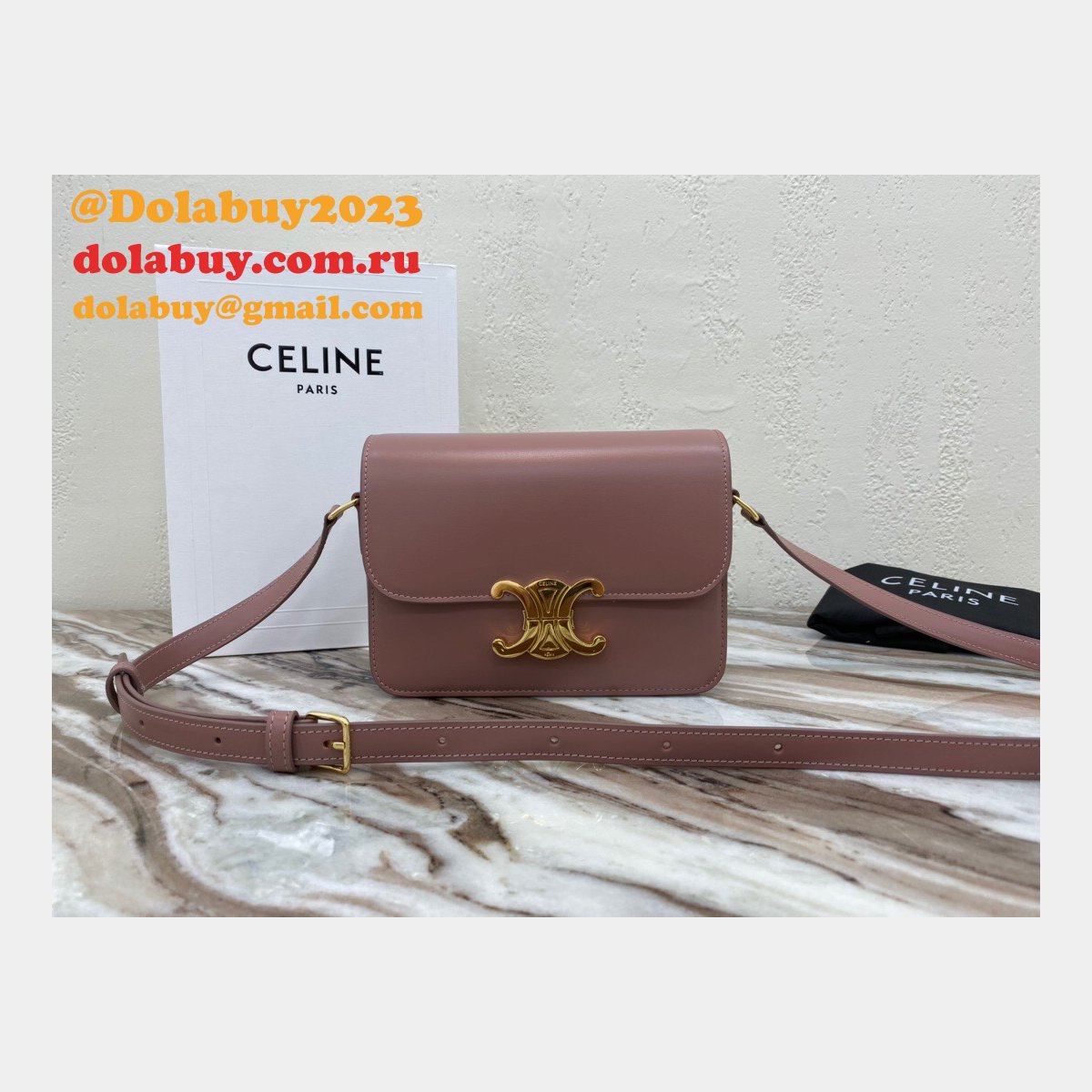 Celine Replica Knock Off Triomphe Micro Luggage 18.5 cm Handbags