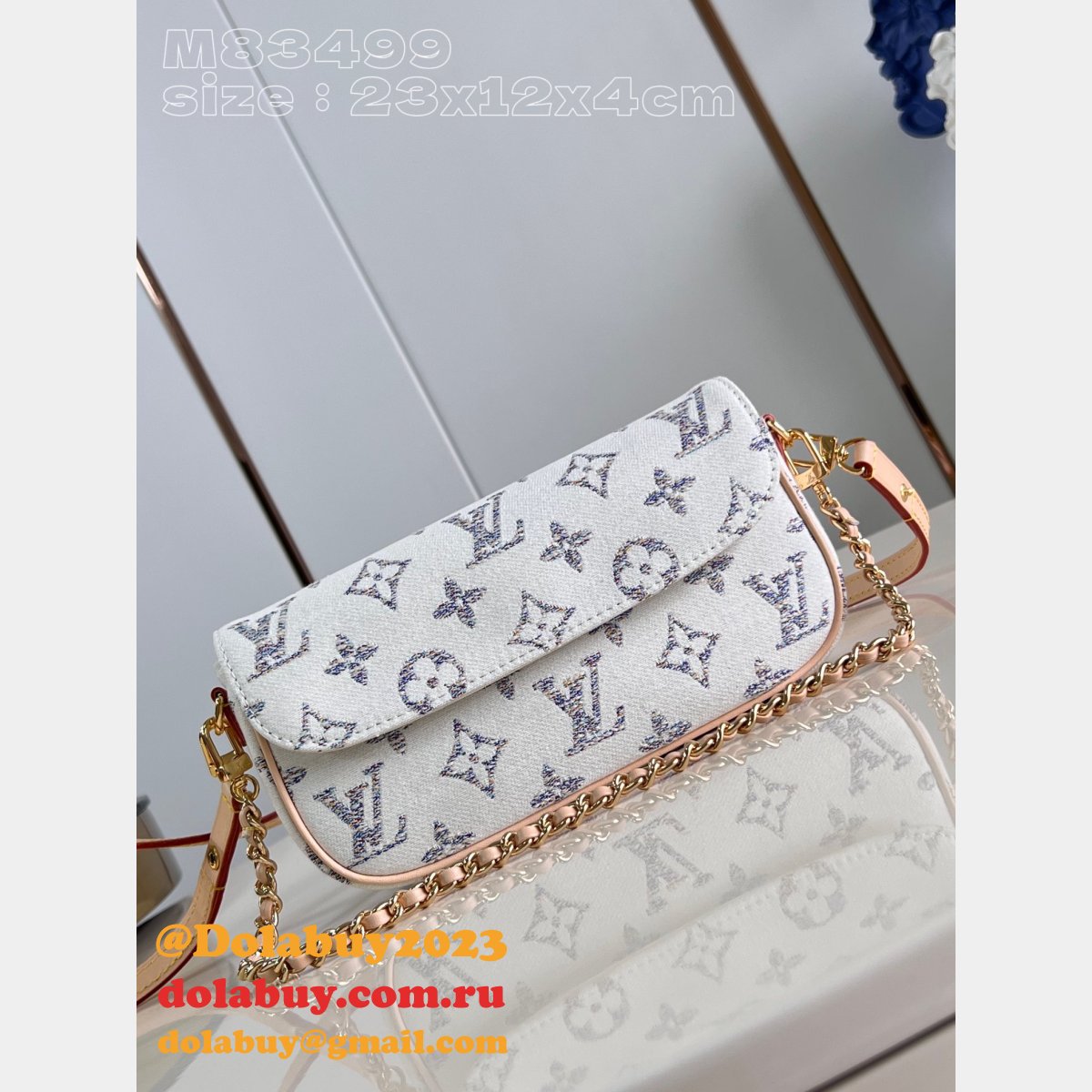 UK Wallet on Chain Ivy M83499 Louis Vuitton 1:1 Mirror Bag