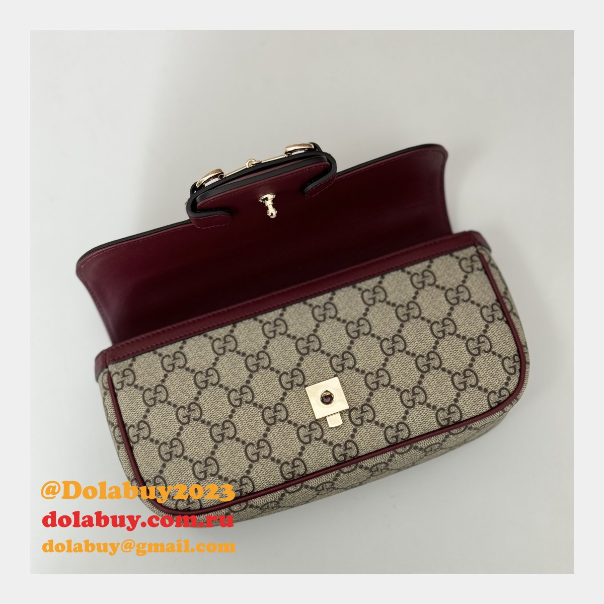 designer G*u*i horsebit duplicate shoulder 815206 7 star bag