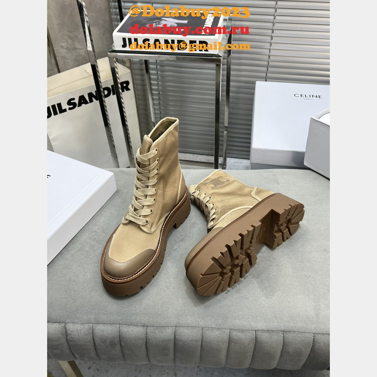 Triomphe Boots 1:1 Luxury Celine Replica Luxury Shoes