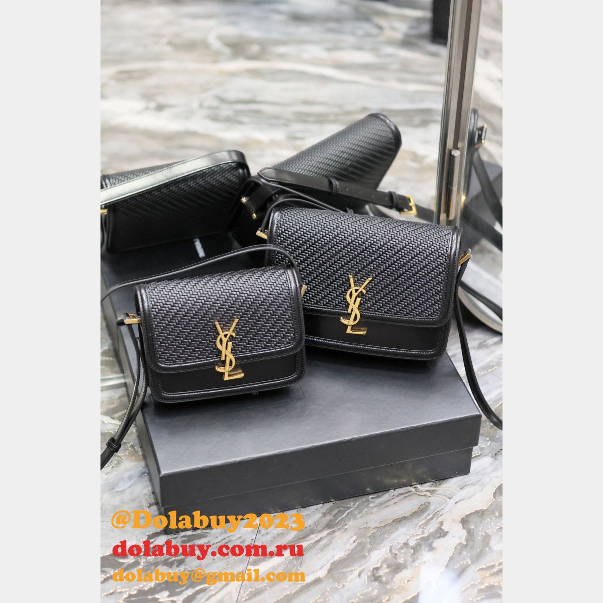 YSL-634306/634305 REPLICA RUE DE SOLFERINO BAG
