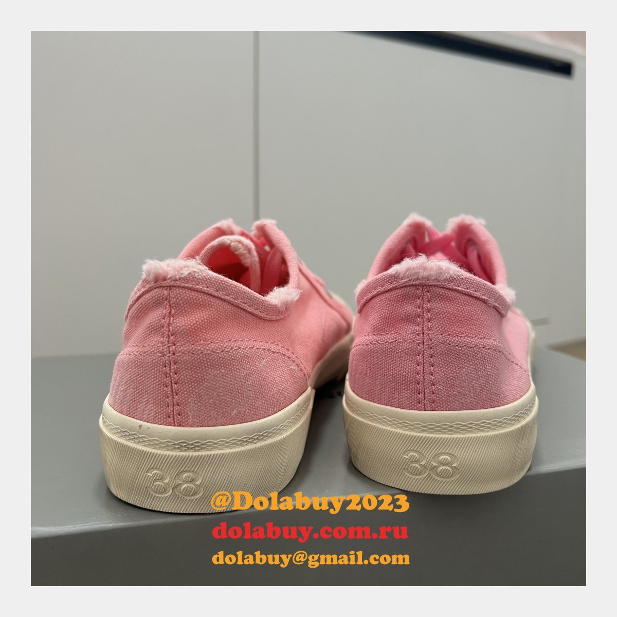 Best Quality Replica Balenciaga Paris Canvas Shoes