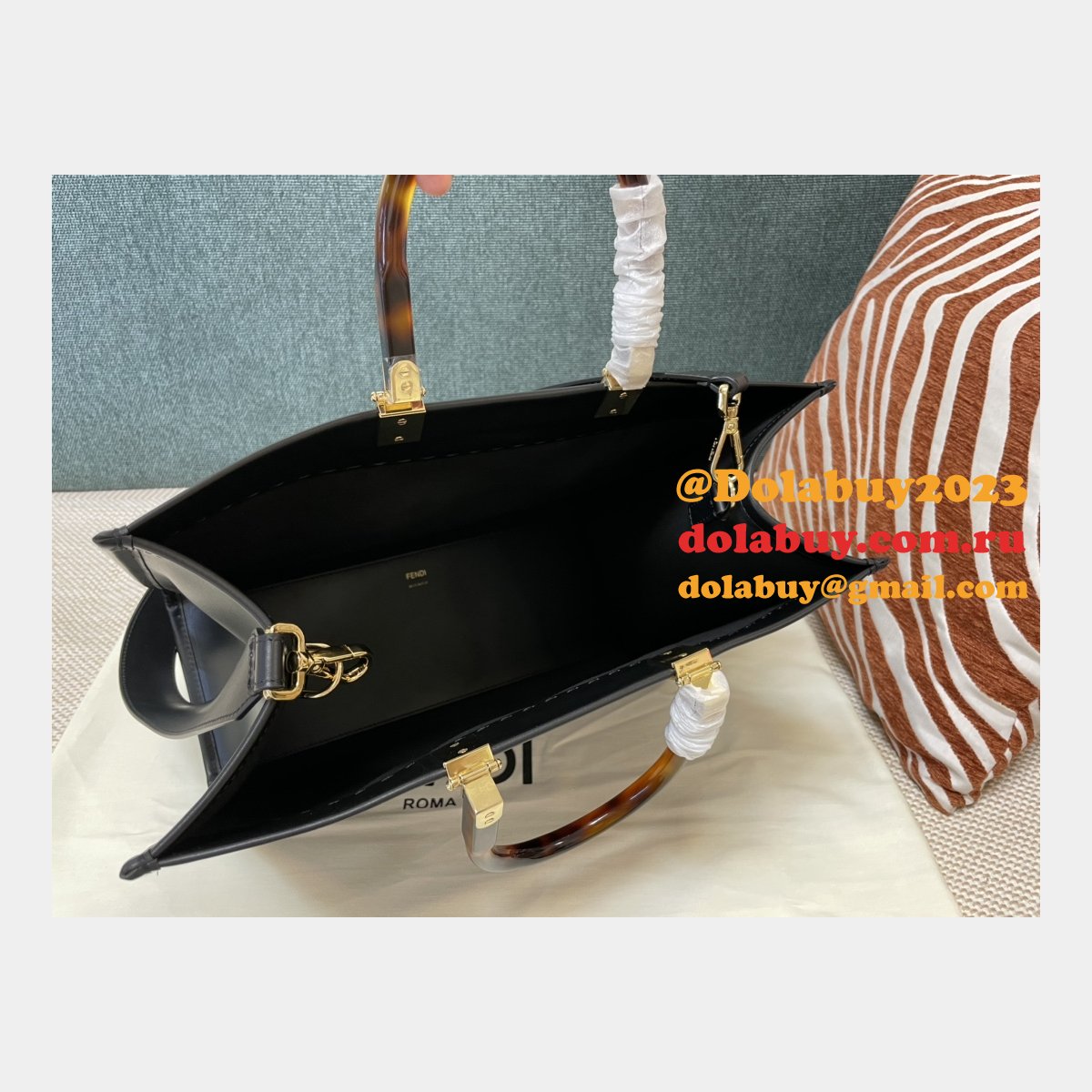 best knockoff F**di tote sunshine small handbag