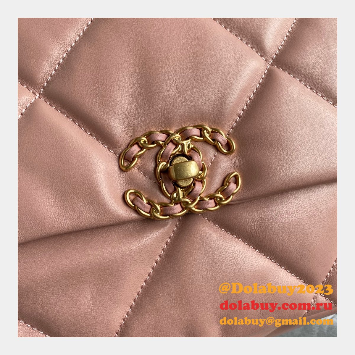 Top CC 19 Bags 2021 Pink 30CM