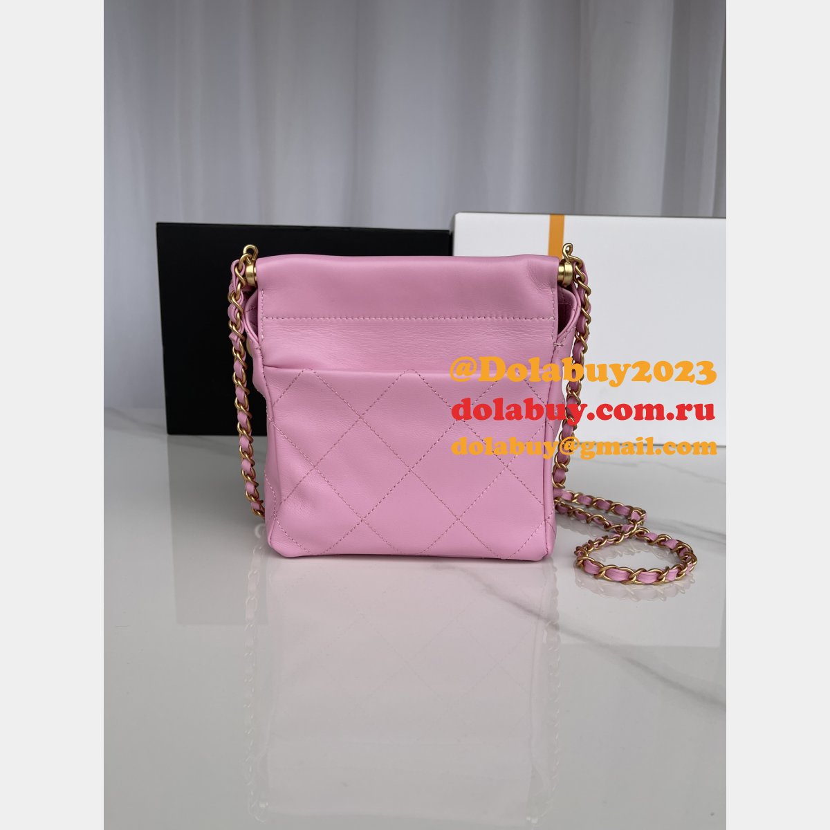 Designer Replica AS3793 Bucket Black Quality Bag 17CM