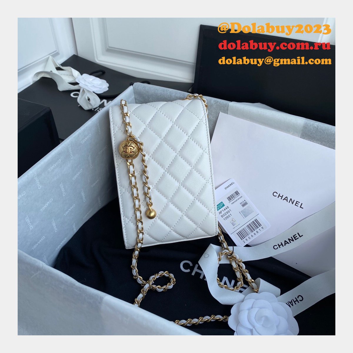 Knockoff CC Shoulder For Phone Small Leather Bag